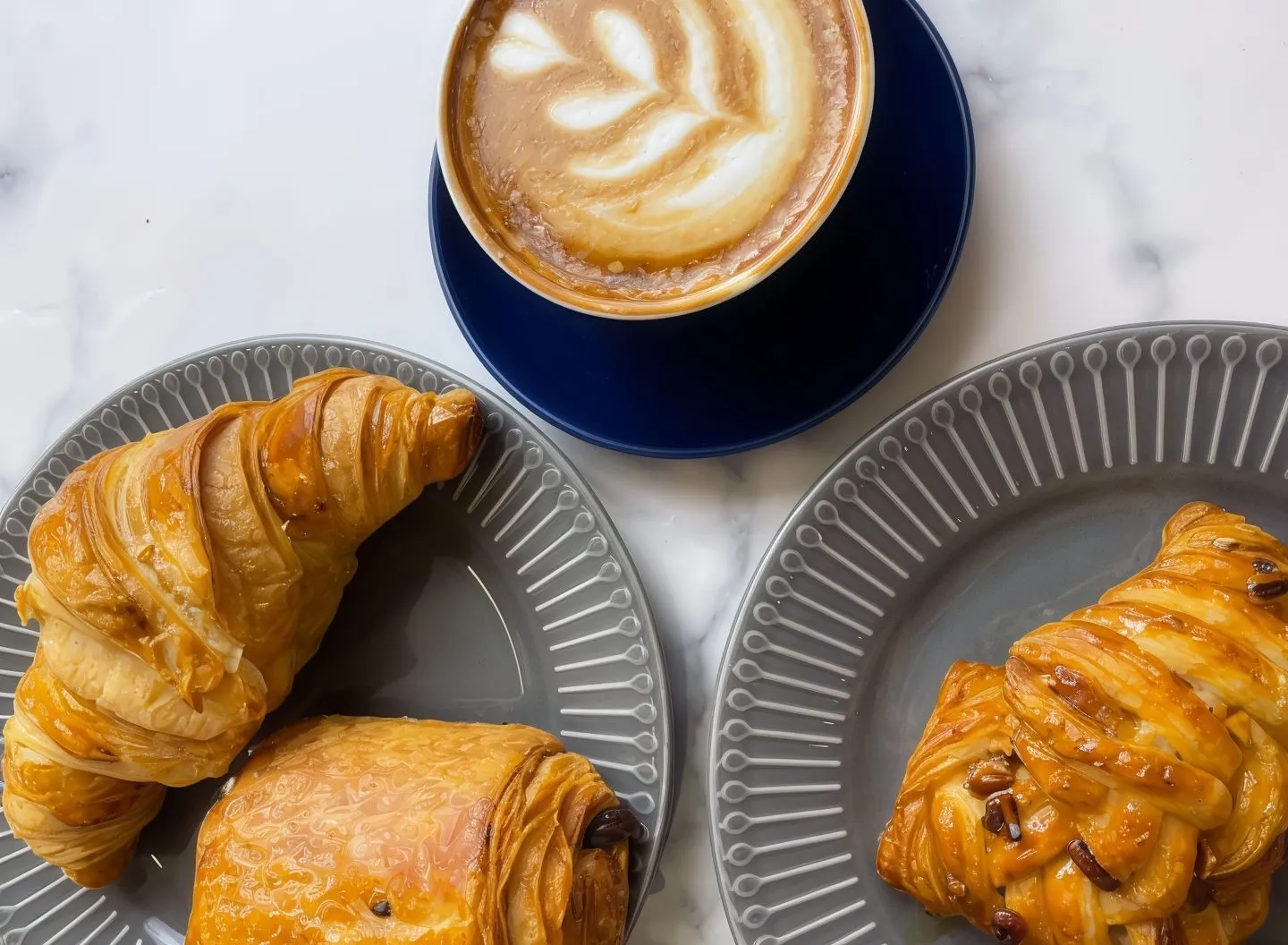 Maple pecan pastry from the cabinet